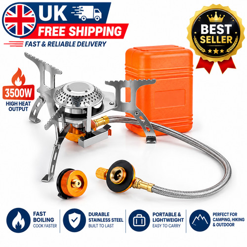 Camping gas stove portable - camping,