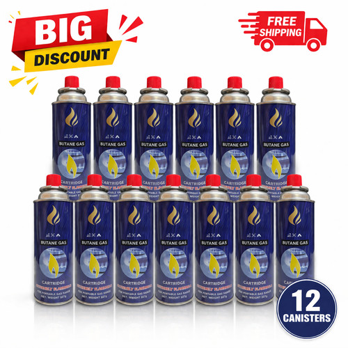 Butane gas bottles - 12,