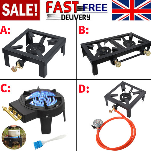 Double single camping stove - double,