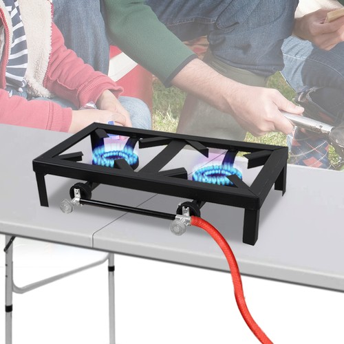 Camping stove double burner - camping,