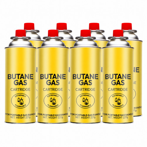 Butane gas canisters for - 8,